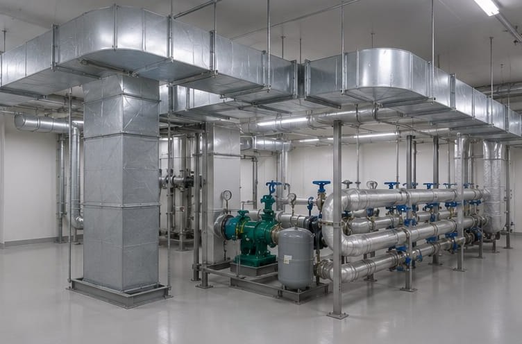 GI Duct Distribution & AHUs — Alpha Clean Engineering